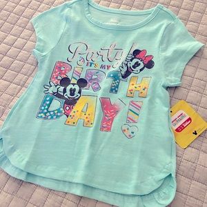NWT Disney Minnie Mouse Birthday Shirt